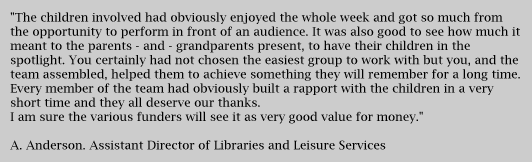 quote from one of the organisers