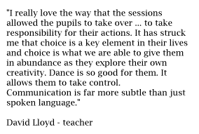Teacher quote about Awakenings project, Cheltenham