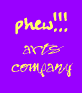 Phew Arts Company logo