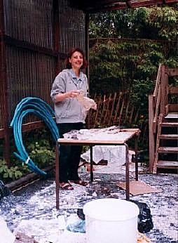 Jane Gledhill working at Heathermount